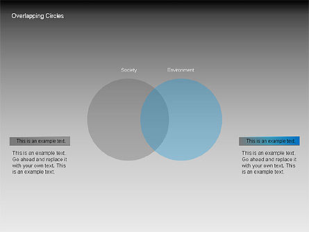 Overlapping Circles Diagrams, Slide 2, 00064, Business Models — PoweredTemplate.com