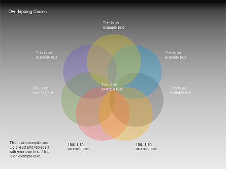 Overlapping Circles Diagrams, Slide 7, 00064, Business Models — PoweredTemplate.com