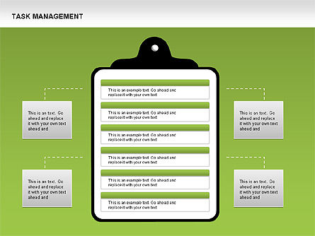 Gráficos de gestión de tareas, 00072, Organigramas — PoweredTemplate.com