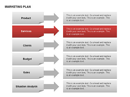 Marketingplan diagram, Dia 16, 00073, Businessmodellen — PoweredTemplate.com