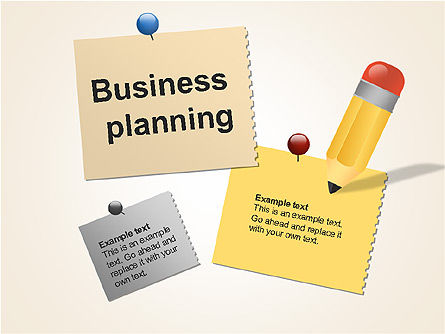 Planning Diagrams, PowerPoint Template, 00074, Process Diagrams — PoweredTemplate.com