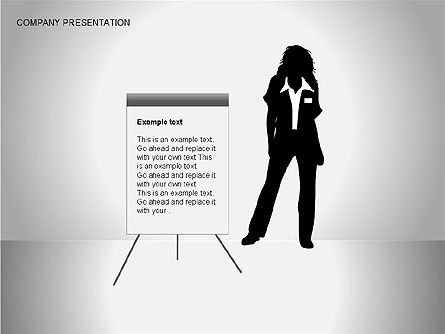 Company Presentation Diagrams, Slide 2, 00075, Organizational Charts — PoweredTemplate.com