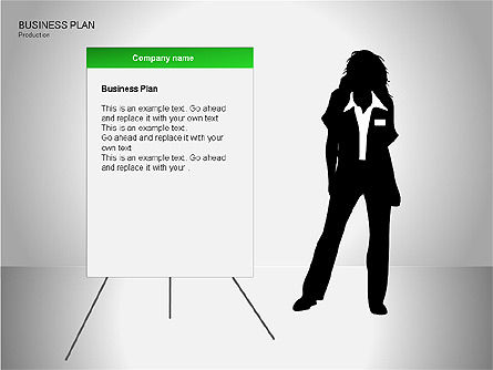 Business plan diagrammen, PowerPoint-sjabloon, 00076, Businessmodellen — PoweredTemplate.com