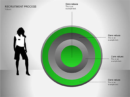 Recruitment Process Diagrams, Slide 4, 00077, Process Diagrams — PoweredTemplate.com