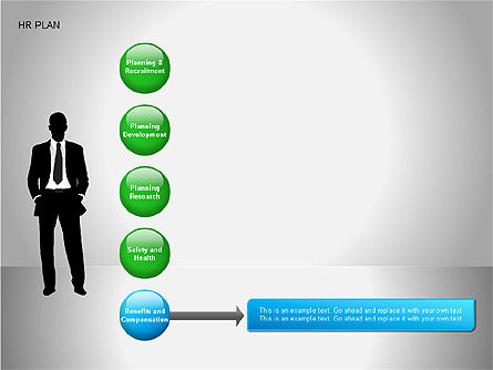 Human Resources Plan Diagrams, Slide 14, 00078, Process Diagrams — PoweredTemplate.com