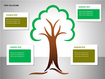 Diagrammi ad albero, Slide 15, 00084, Diagrammi ad Alberto — PoweredTemplate.com