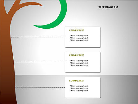 Diagramas de árbol, Diapositiva 6, 00084, Diagramas de árbol — PoweredTemplate.com