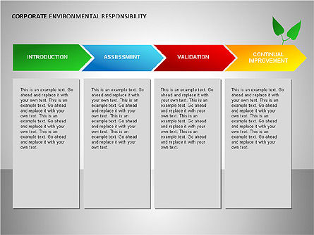 Diagram Tanggung Jawab Lingkungan, Slide 5, 00087, Bagan Organisasi — PoweredTemplate.com