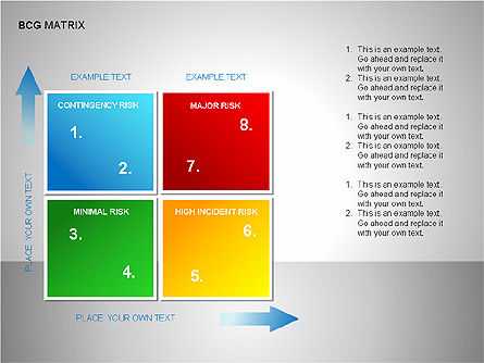 Growth-Share Matrix, Slide 6, 00088, Matrix Charts — PoweredTemplate.com