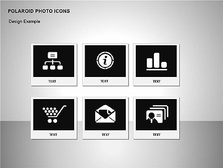 Polaroid Icons, Slide 11, 00090, Icons — PoweredTemplate.com