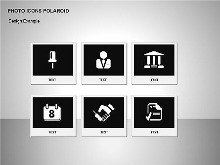 Polaroid Icons, Slide 15, 00090, Icons — PoweredTemplate.com