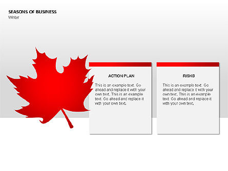 Seasons of Business Shapes, Slide 10, 00098, Stage Diagrams — PoweredTemplate.com
