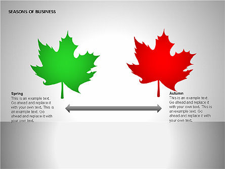Seasons of Business Shapes, Slide 11, 00098, Stage Diagrams — PoweredTemplate.com