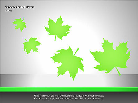 Seasons of Business Shapes, Slide 2, 00098, Stage Diagrams — PoweredTemplate.com