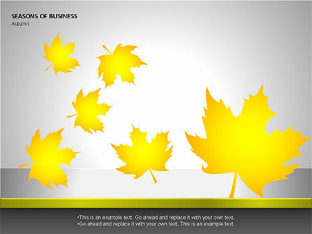 Seasons of Business Shapes, Slide 4, 00098, Stage Diagrams — PoweredTemplate.com