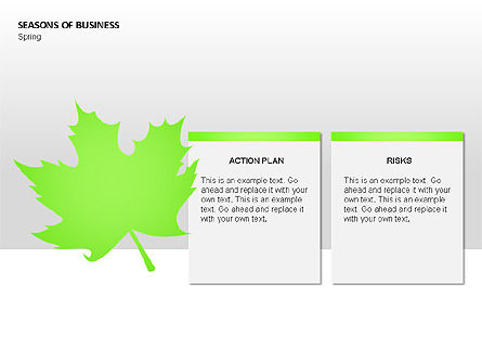 Seasons of Business Shapes, Slide 5, 00098, Stage Diagrams — PoweredTemplate.com