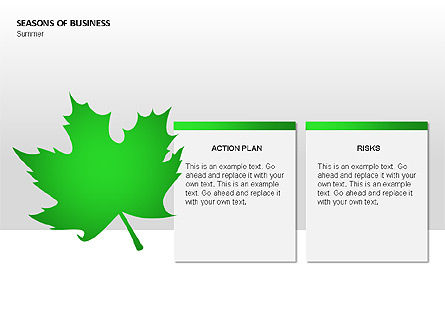 Seasons of Business Shapes, Slide 8, 00098, Stage Diagrams — PoweredTemplate.com