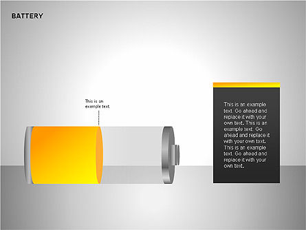 Battery diagramas de carga, Deslizar 7, 00106, Diagramas de Etapas — PoweredTemplate.com