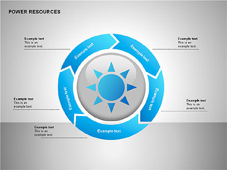 Iconos de recursos de energía, Diapositiva 10, 00108, Iconos — PoweredTemplate.com