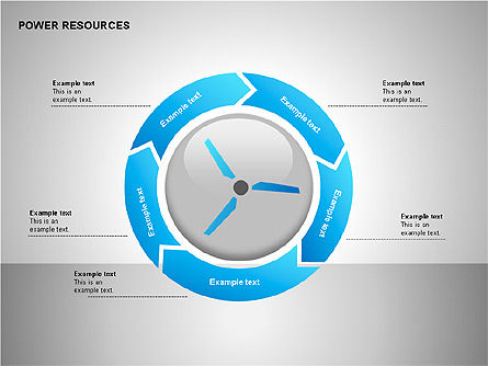 Iconos de recursos de energía, Diapositiva 6, 00108, Iconos — PoweredTemplate.com