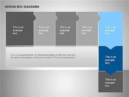 Diagrammes de boîte de flèche, Diapositive 9, 00115, Schémas puzzle — PoweredTemplate.com