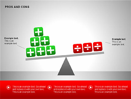 Pros and Cons Evaluation Charts, Slide 7, 00122, Business Models — PoweredTemplate.com