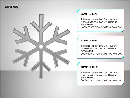 날씨 및 예측 도형 컬렉션, 슬라이드 14, 00134, 모양 — PoweredTemplate.com