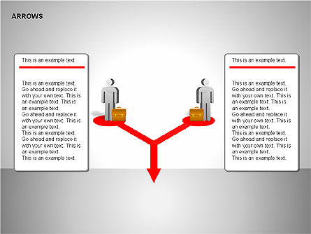 Creación de gráficos de decisiones, Diapositiva 9, 00136, Formas — PoweredTemplate.com