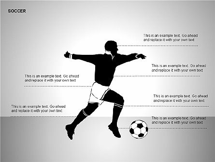 Collection de formes de football, Diapositive 7, 00137, Icônes — PoweredTemplate.com