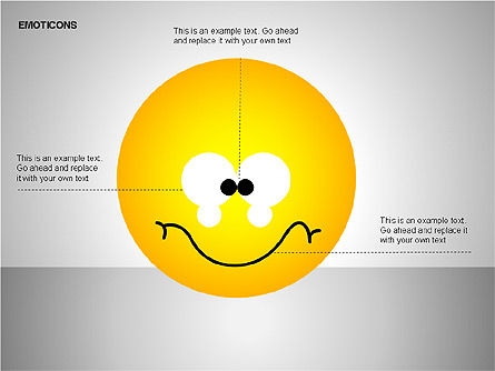 Icônes d'émotion, Diapositive 9, 00138, Formes — PoweredTemplate.com