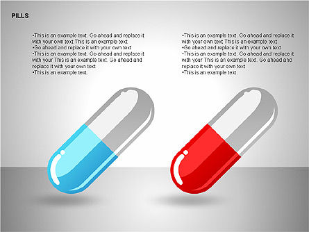 Collection de formes de pilules, Diapositive 3, 00140, Formes — PoweredTemplate.com