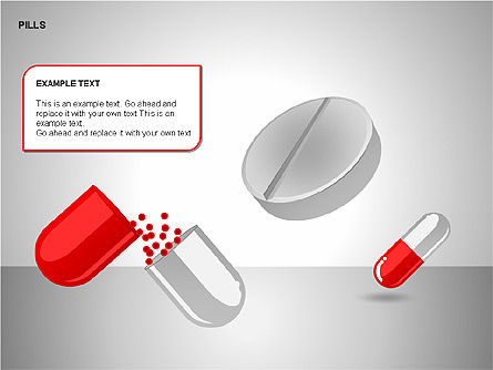Collection de formes de pilules, Diapositive 8, 00140, Formes — PoweredTemplate.com