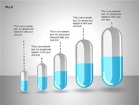 Collection de formes de pilules, Diapositive 9, 00140, Formes — PoweredTemplate.com
