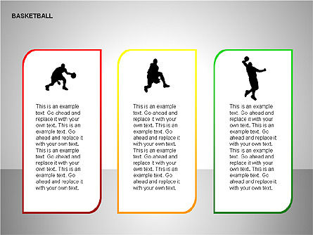 Formes de basketball, Diapositive 3, 00142, Formes — PoweredTemplate.com