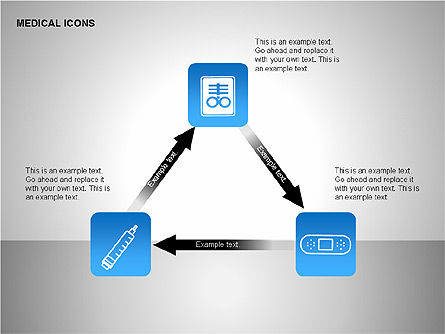 Icone mediche, Slide 6, 00153, icone — PoweredTemplate.com