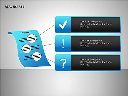 Bentuk Real Estat Dan Diagram, Slide 2, 00154, Bentuk — PoweredTemplate.com