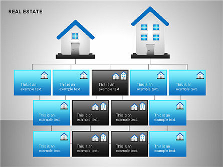 Real Estate Shapes and Diagrams, Slide 5, 00154, Shapes — PoweredTemplate.com