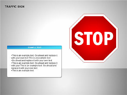 Traffic Signs, Slide 2, 00155, Shapes — PoweredTemplate.com