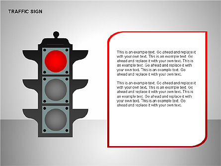 Traffic Signs, Slide 3, 00155, Shapes — PoweredTemplate.com