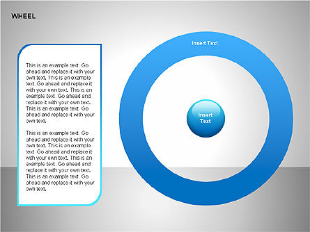 Raccolta diagrammi ruota, Gratis Modello PowerPoint, 00159, Grafici a Torta — PoweredTemplate.com