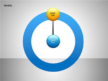 Coleção de diagramas de roda, Deslizar 13, 00159, Gráficos circulares — PoweredTemplate.com