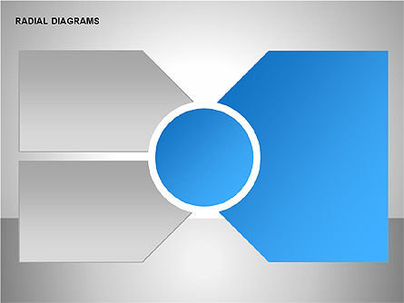 Grafik Radial & Matriks, Slide 11, 00160, Bagan Matriks — PoweredTemplate.com