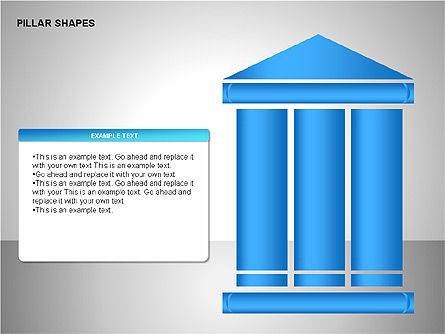 Collection de formes de pilier, Diapositive 13, 00165, Formes — PoweredTemplate.com