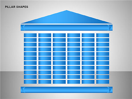 Pillar Shapes Collection, Slide 14, 00165, Shapes — PoweredTemplate.com