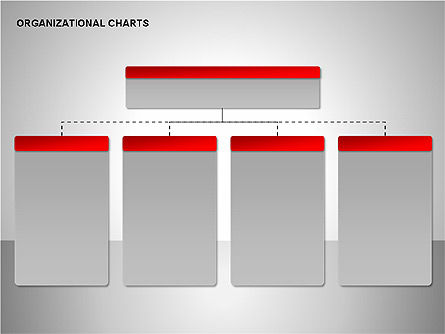 Organizational gráficos coleção, Deslizar 11, 00169, Organogramas — PoweredTemplate.com