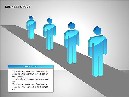 Koleksi Diagram Kelompok Usaha, Slide 10, 00173, Model Bisnis — PoweredTemplate.com