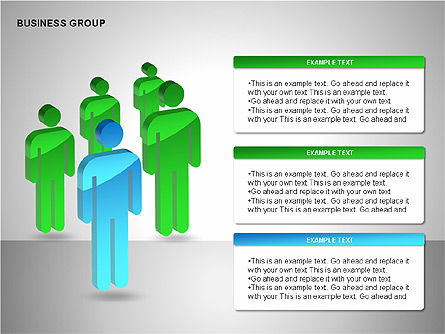 Koleksi Diagram Kelompok Usaha, Slide 11, 00173, Model Bisnis — PoweredTemplate.com
