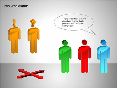 Business group diagrammen collectie, Dia 15, 00173, Businessmodellen — PoweredTemplate.com