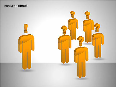 Gruppo di affari Diagrammi collezione, Slide 5, 00173, Modelli di lavoro — PoweredTemplate.com