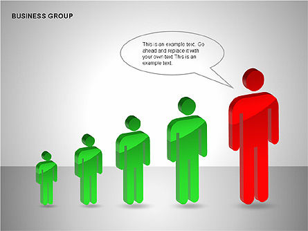 Collection de diagrammes de groupe d'entreprises, Diapositive 7, 00173, Modèles commerciaux — PoweredTemplate.com
